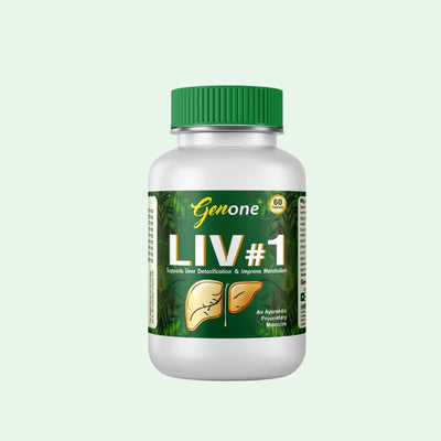 Liv#1 Ayurvedic Liver Support and Detoxification Tablets