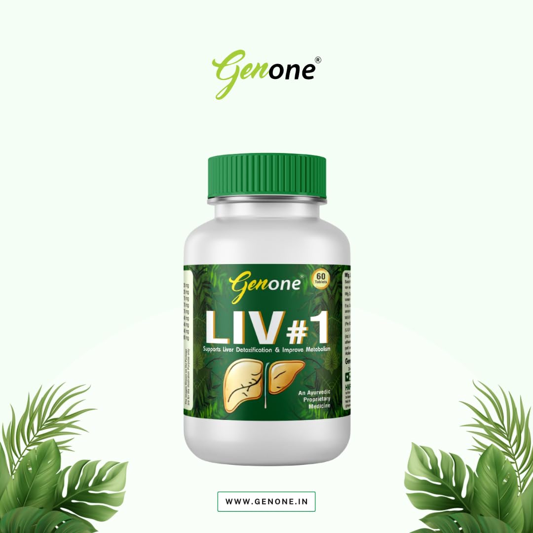 Liv#1 Ayurvedic Liver Support and Detoxification Tablets